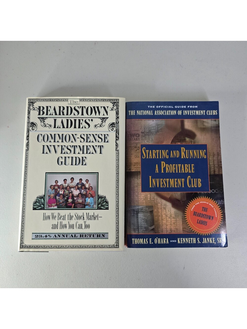Lot of 2 Books The Beardstown Ladies' and Starting and Running A Profitable